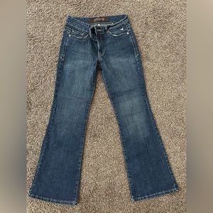 Dark blue flare/bootcut jeans